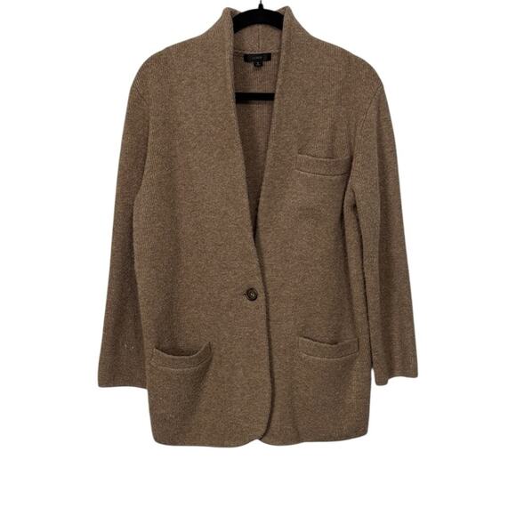 J. Crew Sweaters - J. Crew Beige Alpaca Wool Cardigan Women’s size small